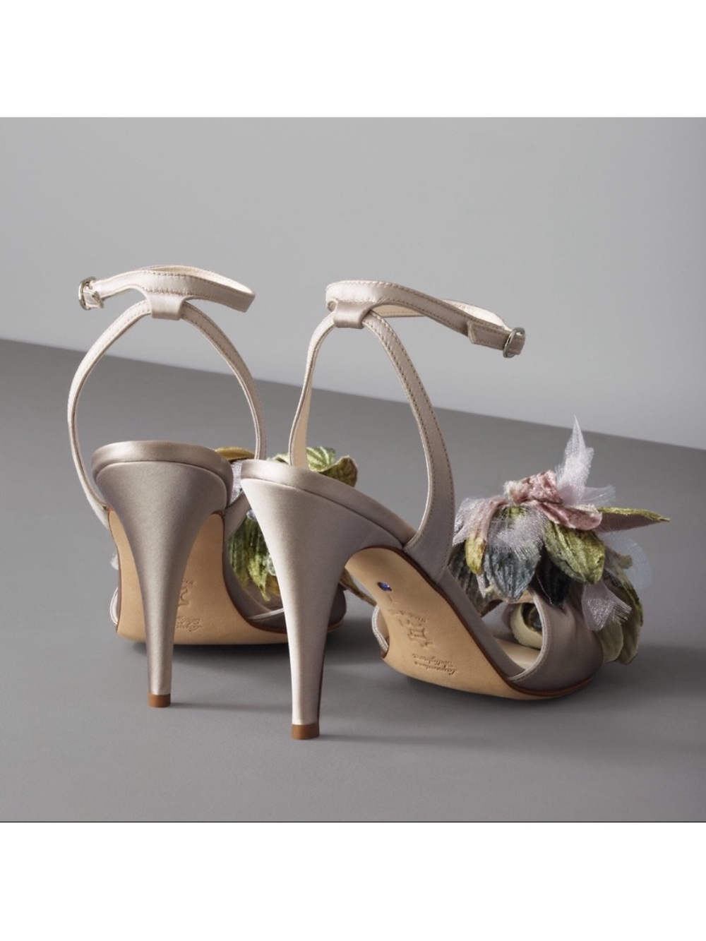NWOT BHLDN x Something Bleu Agave Peep-Toe Sandals size 8 - Picture 3 of 8